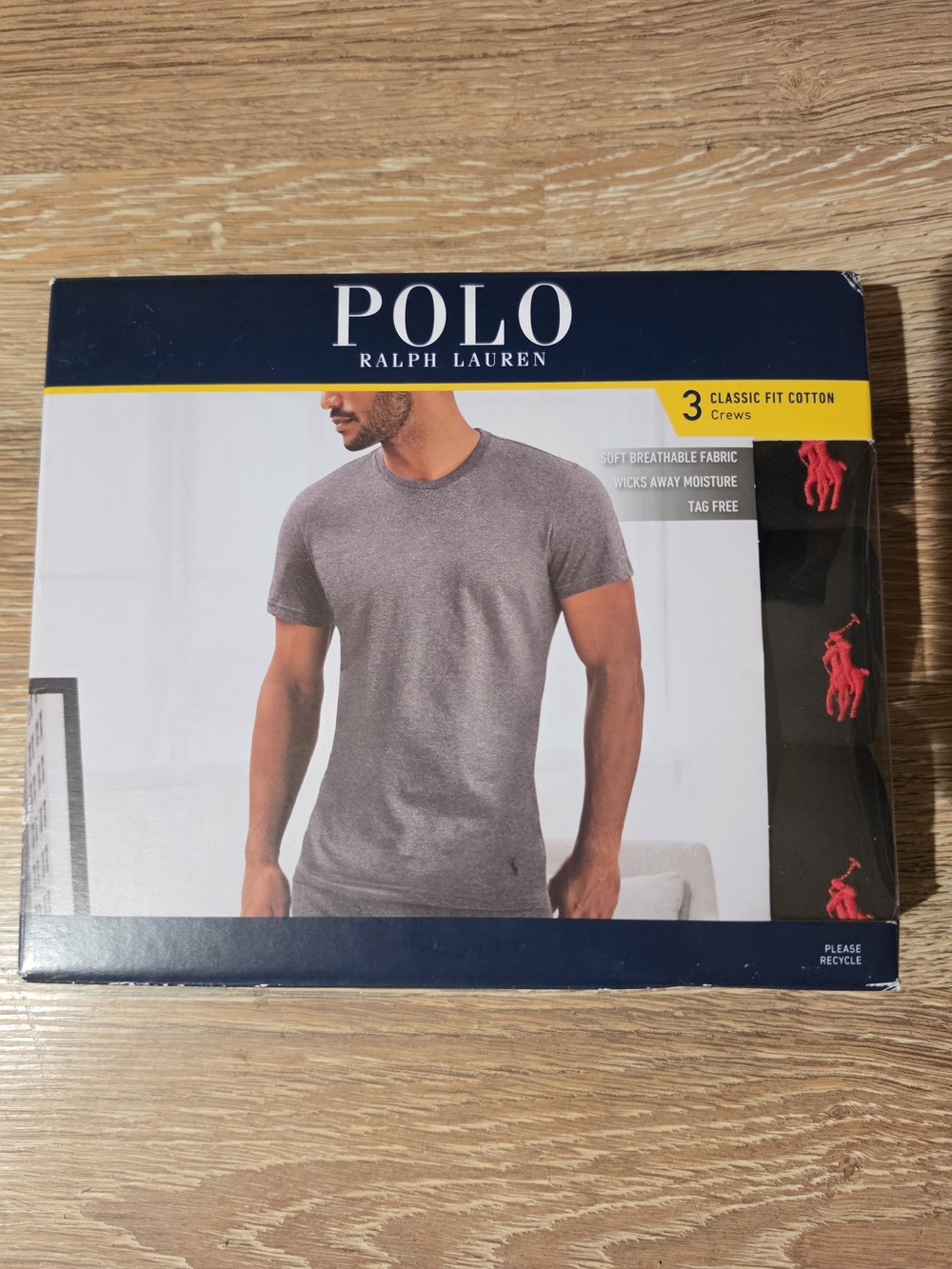 Polo by Ralph Lauren Men’s Crew Neck T-Shirt - Gray